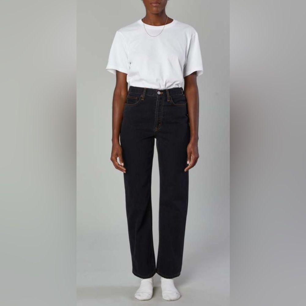 Still Here Childhood Jeans in Burgundy and Washed Black